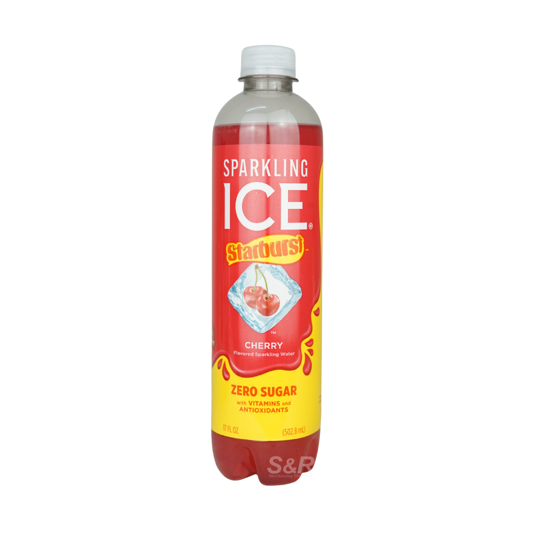 Sparkling Ice Starburst Cherry Zero Sugar 500mL